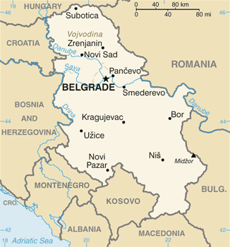 Map of Serbia (21,404 bytes)