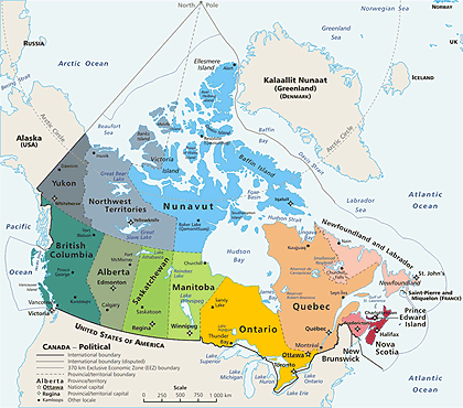 Map of Canada (52,401 bytes)