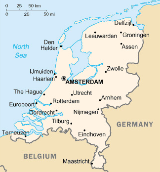 Map of the Netherlands (108,8243 bytes)